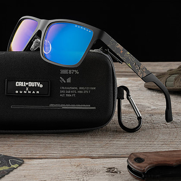Gunnar Call of Duty UAV Edition Onyx Topo (Amber Lens Tint)  